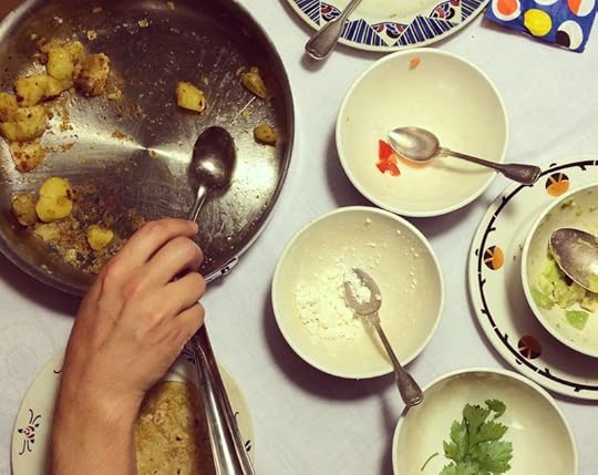 Chipotle potato tacos