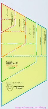 Quick Column Quilts by Nancy Zieman with Grandmother's One-Patch Quilt Template