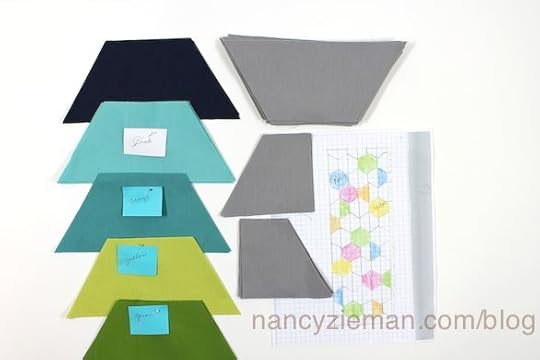 Quick Column Quilts by Nancy Zieman with Grandmother's One-Patch Quilt Template