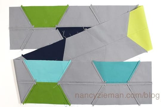 Quick Column Quilts by Nancy Zieman with Grandmother's One-Patch Quilt Template