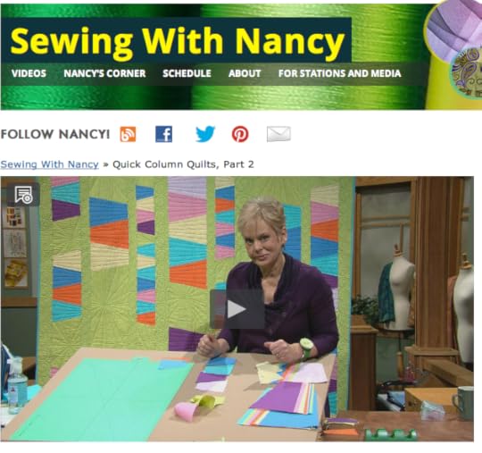 Sewing With Nancy Quick Column Quilts