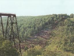 Kinzua Bridge in 2013. It blew down in 2003.