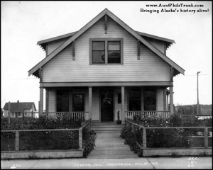 Anchorage’s early jail, in use from 1914 until 1953, originally sat at Fourth Avenue and F Street.