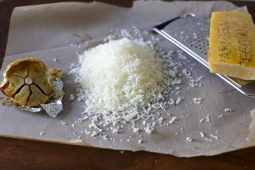 roasted garlic + parmesan