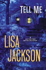 blue book cover for Tell Me by Lisa Jackson