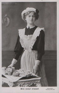 Maid serves tea