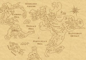 A fantasy map
