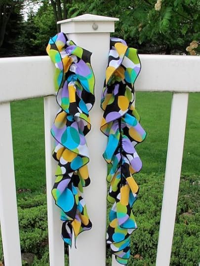 How to Sew Scarves Cascading Scarf