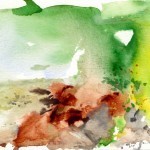 I deliberately started out out very loose and colorful