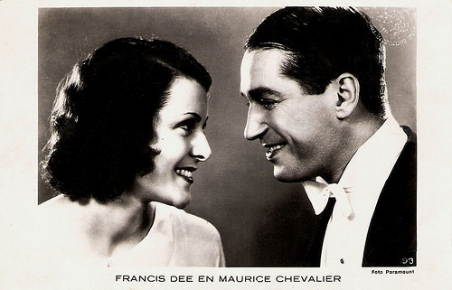 Frances Dee and Maurice Chevalier in The Playboy of Paris (1930)