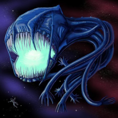 Big Space Tentacle Monster - by Ben Thornton