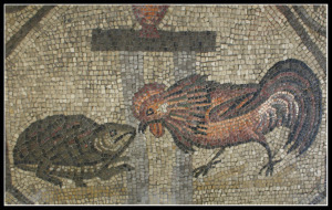 cock and turtle