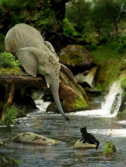 True compassion: Elephants are among the most emotional creatures in the world. They have been known to rescue other animals.