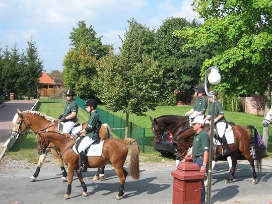 Harvest festival: Riders