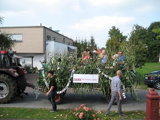 Harvest parade float