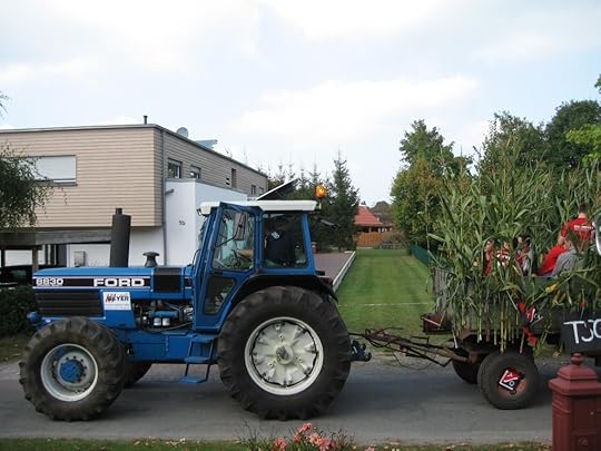 Harvest parade tractor