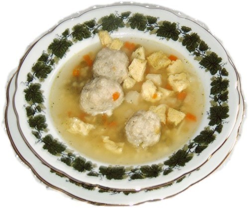 Markkloesschensuppe