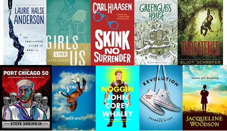 Image of the book jackets for the 2014 NBA YPL Long List