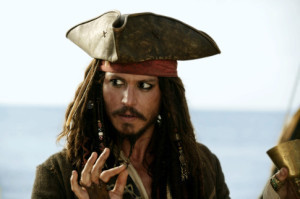 Johnny Depp as Jack Sparrow
