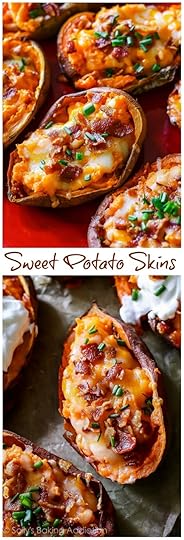Enjoy a big plate of extra crispy, extra loaded sweet potato skins in no time! This game-time favorite is hard to resist.