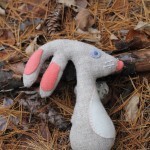 Fall Hare, October's free softie sewing pattern!
