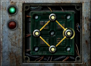 Solution to first wire puzzle in RE Revelations