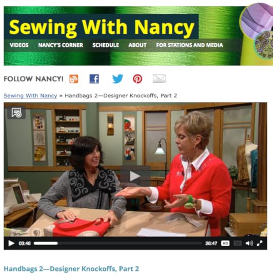 Sewing With Nancy Handbag Knockoffs Part Two with Nancy Zieman and Eileen Roche