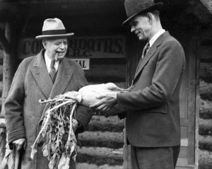 John Weir Troy, left, was Alaska’s first sourdough governor and served the territory from 1933 to 1939, until ill health forced him to leave office.