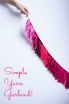 Yarn Garland via Design Improvised