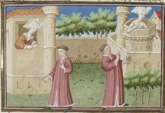 « Livre appelé Decameron , aultrement surnommé le Prince Galeot », de « JEHAN BOCCACE », traduction exécutée sur une traduction latine par « LAURENT DE PREMIERFAIT »