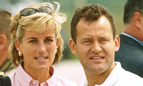 Princess Diana and Paul Burrell