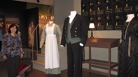 Carrie at Downt Costume Exhibit