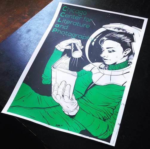 CCLaP Astrogirl poster, by Erik Rodriguez