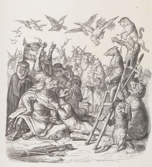 Le renard / Goëthe ; trad. par Édouard Grenier ; ill. par Kaulbach