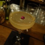 L'Alchimiste Bordeaux Old Scott (Hendrick's Gin, lime, mint, Old Scot bitters, Prosecco, Eau de St. Jasmin