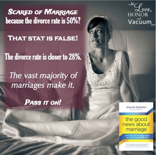 The Real Divorce Rate: Good news about marriage! It's not 50%