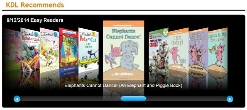 KDL Top Ten Easy Readers 9-12-2014