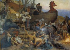 Funeral_of_ruthenian_noble_by_Siemiradzki