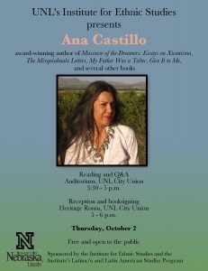 ana castillo flyer oct 2014