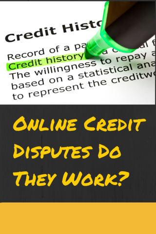 Online Credit DisputesDo They Work-