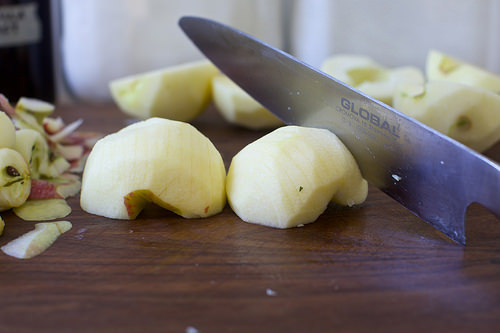 many slices, but don't cut through