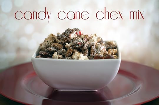 Candy Cane Chex Mix