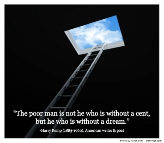 The poor man is without a dream. Kemp. 2014