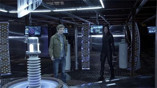 Kiera and Alec prepare to activate the time travel device in the second season finale