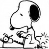Snoopy, the frustrated writer