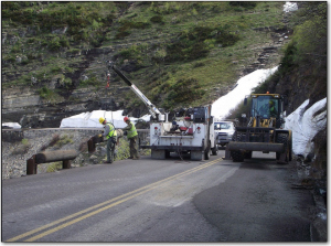 Guard rail replacement in June - NPS Photo on Flickr