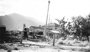 Drilling an artesian well on the Francisco Ranch