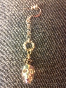 Crystal Skull King Earrings