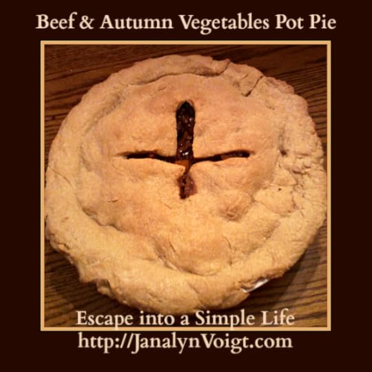 Beef & Autumn Vegetable Pot Pie from A Simple Life