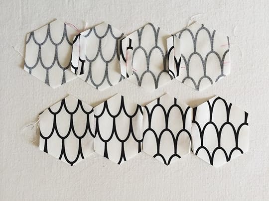 Machine Pieced Hexi 5